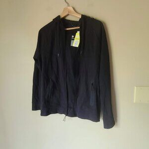 All in Motion Siro Ponte Full Zip Hoodie, Size S, Black